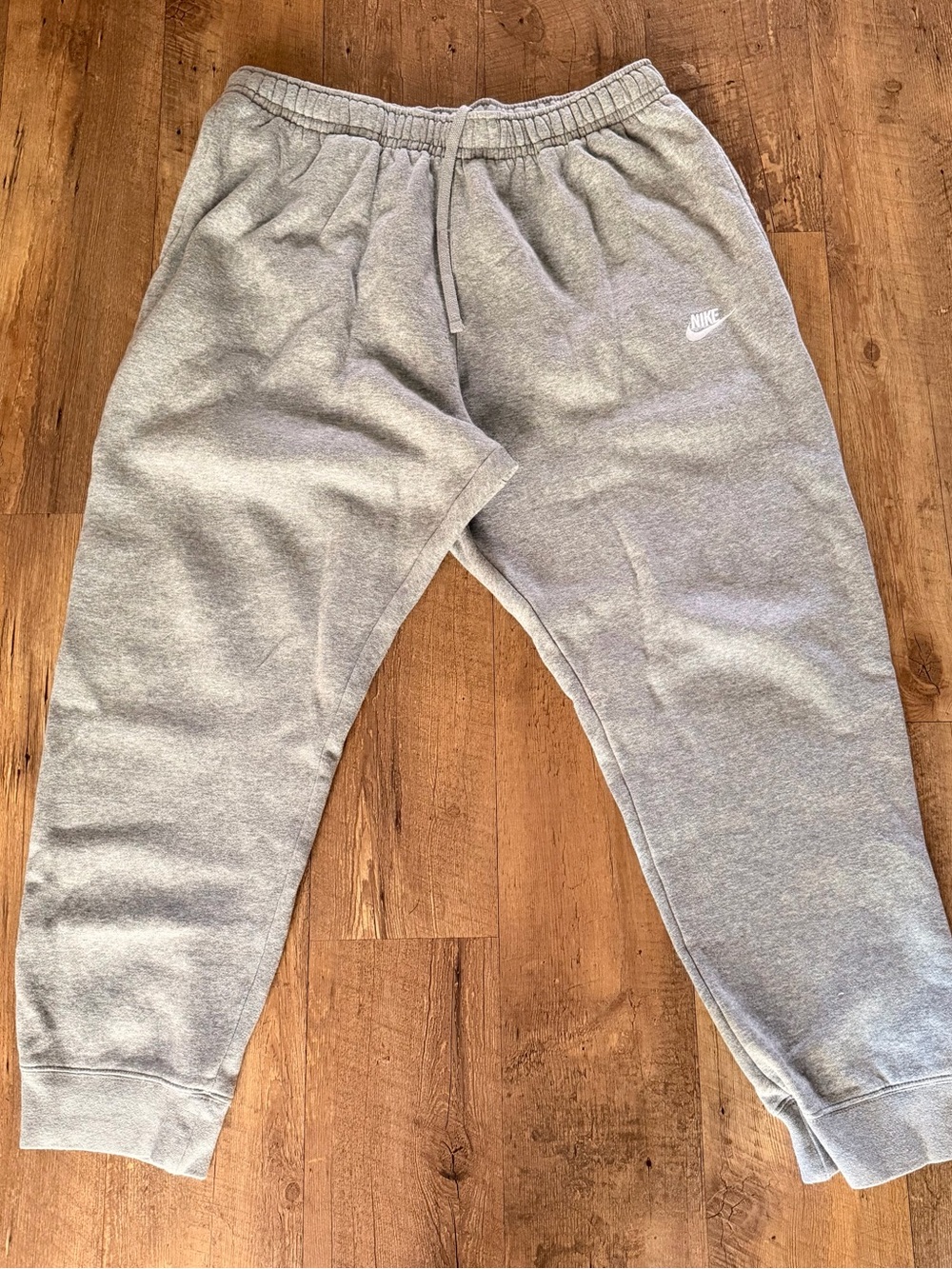 Nike Men's Club Fleece Joggers Grey Sweatpants Size XXL BV2671-063